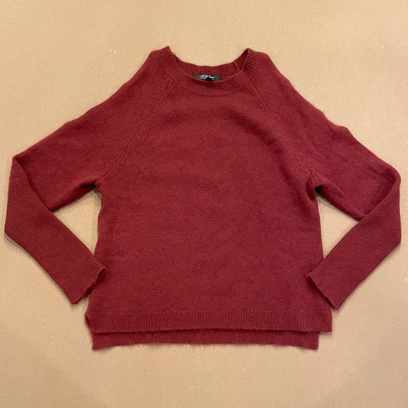 Saks Fifth Avenue Sweaters - Saks Fifth Avenue Cold Shoulder Cashmere Sweater Size Medium